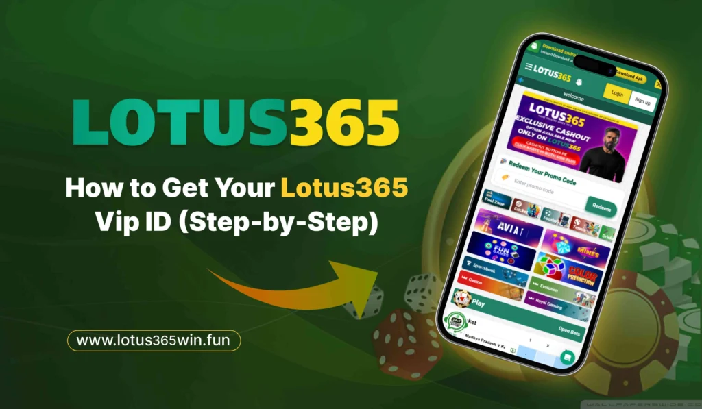 lotus365 vip login id